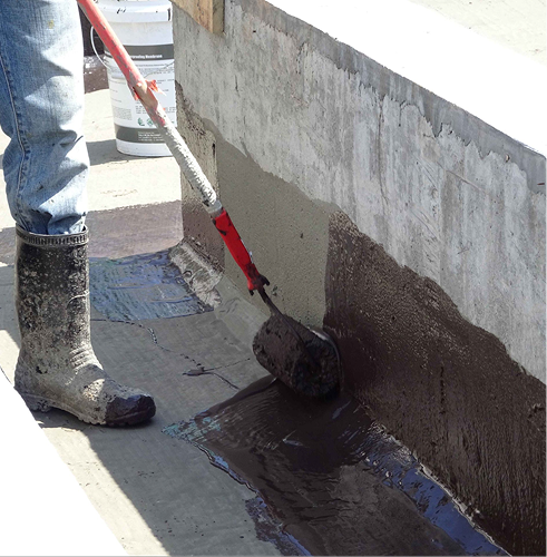Cold applied waterproofing application