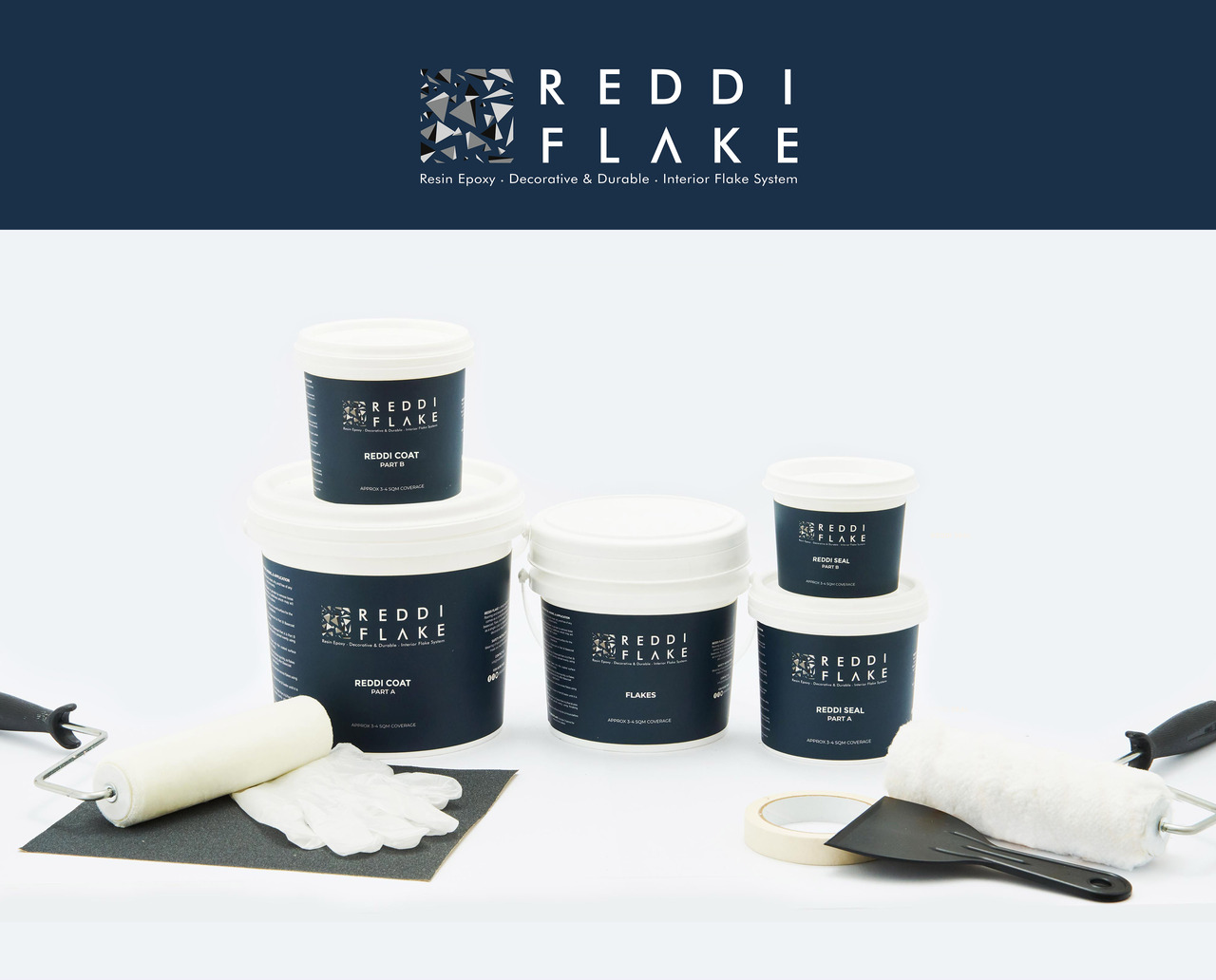 Achieve Durable and Decorative Floors with REDDI Flake Modern Fusion