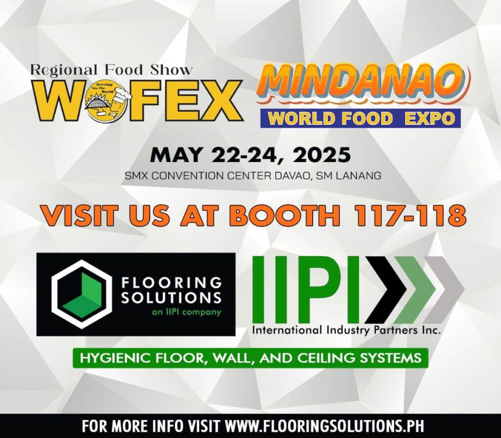 Your Source for Hygienic Surfaces: Flooring Solutions at WOFEX Mindanao 2025