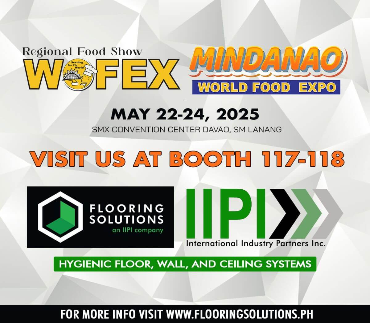 Your Source for Hygienic Surfaces: Flooring Solutions at WOFEX Mindanao 2025
