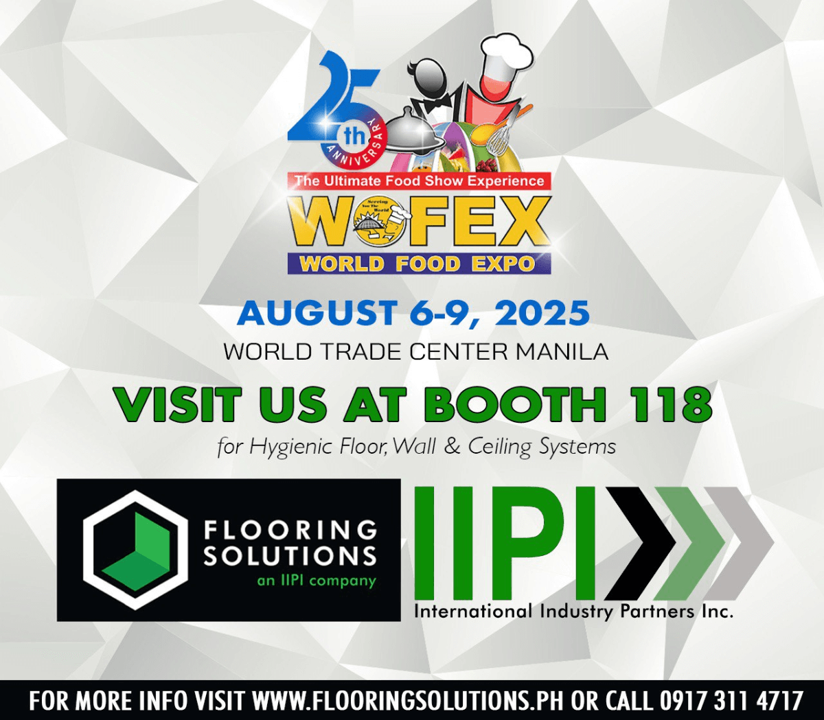 Flooring Solutions Returns to WOFEX Manila 2025 for a Landmark Showcase of Hygienic and High-Performance Flooring Innovations