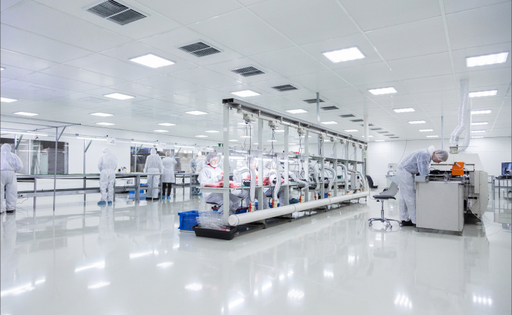 Static-Dissipative Flooring for Electronics and Cleanroom Environments