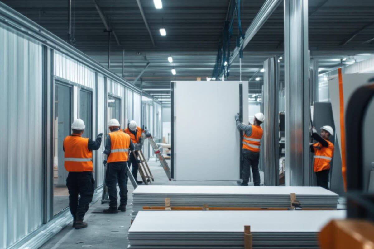 FRP panel installation components including trims, fasteners, and accessories